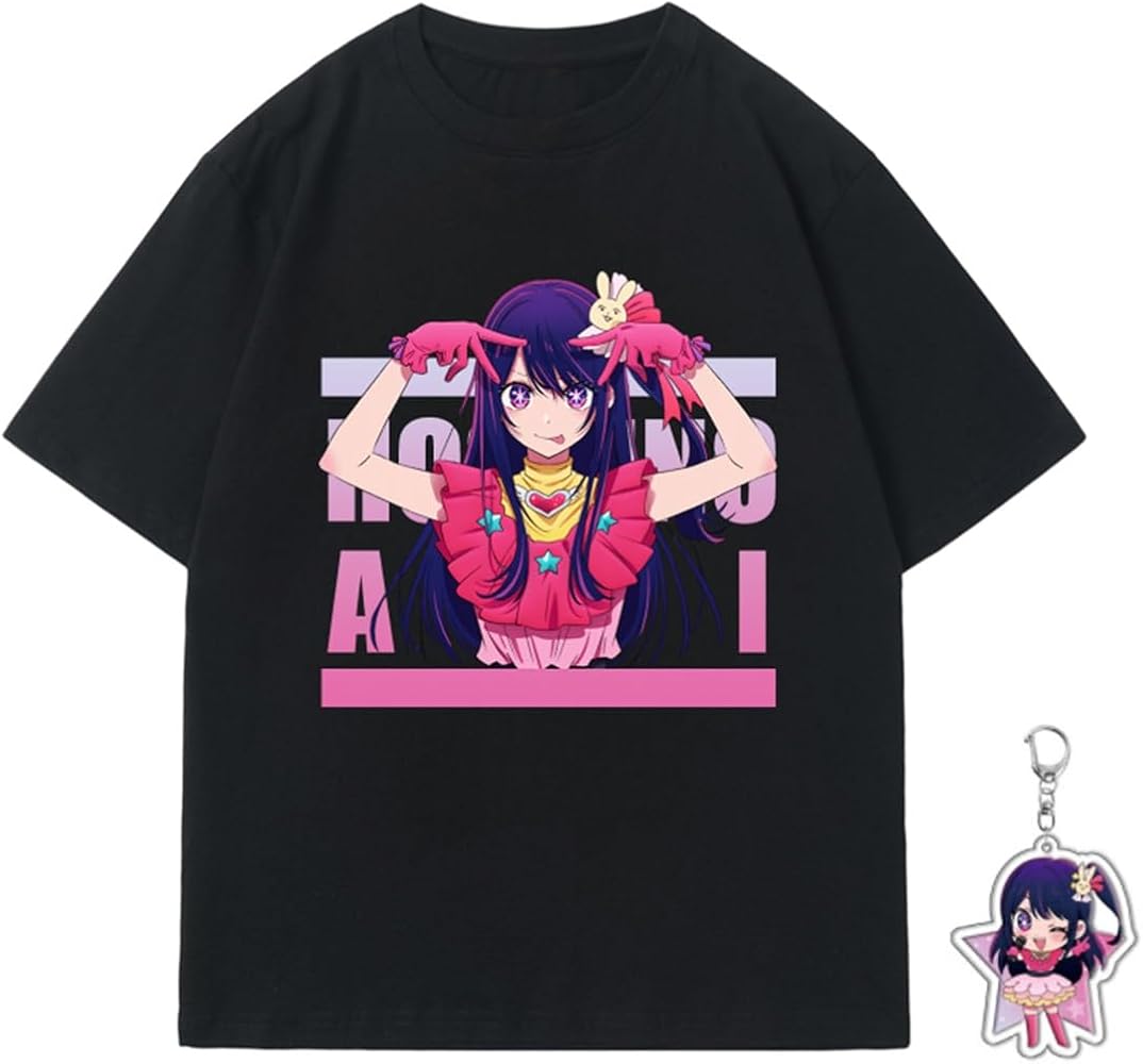 Amazon | [WISHIOP] 推しの子 tシャツ 子供 大人 100％コットン おしの