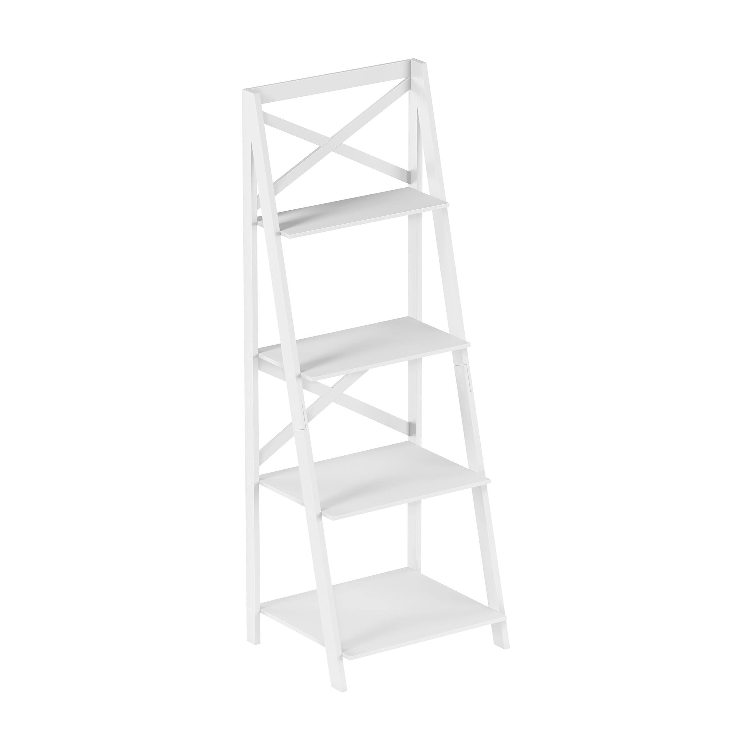 Amazon.com: 4-Tier Ladder Bookshelf - Freestanding Shelved