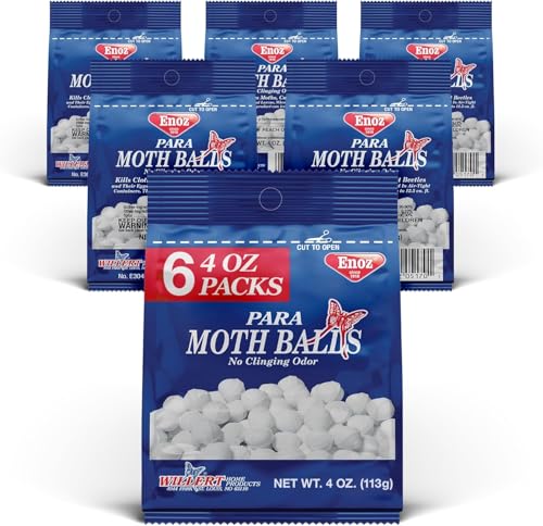 Enoz para Moth Balls for Closets and More - Kills