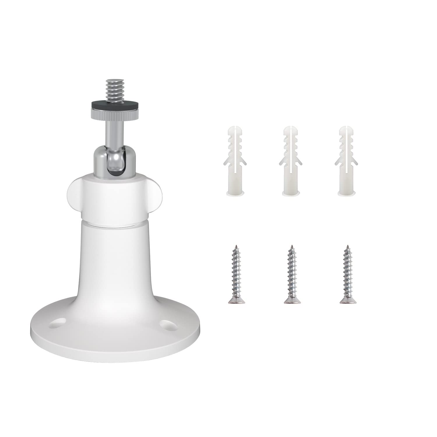 Adjustable Metal Wall Mount Compatible with Arlo Essential/XL Gen 2/Arlo Pro/2/3/4/Arlo Pro 5s/Ultra/Ultra 2 & Others - Ring Stick Up Cam Pro Battery,