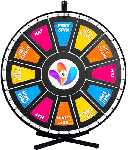 Print & Insert Your Own Prizes Dry Erase Spinning Wheel