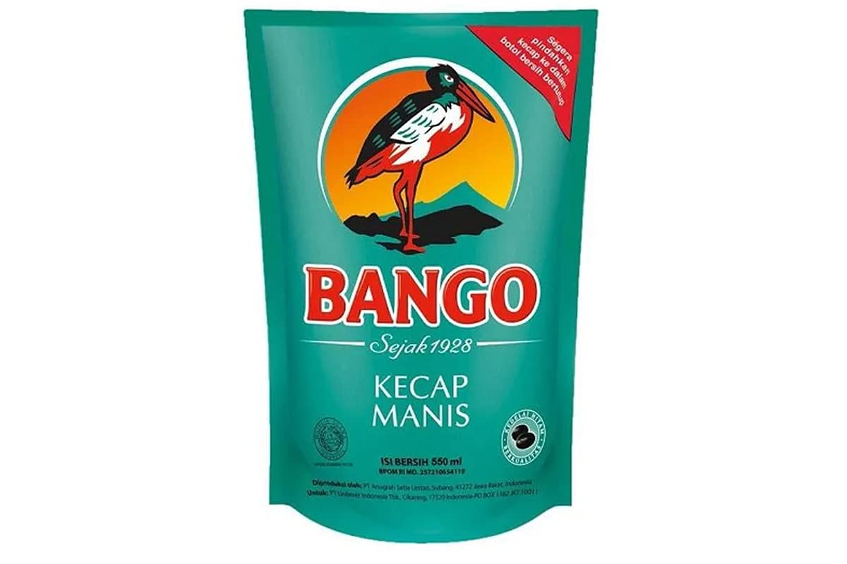 Bango Kecap Manis (Sweet Soy Sauce) Refiil - 18.6Floz (Pack of 2)