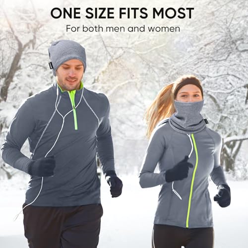 Image of TICONN Neck Gaiter Face Cover Scarf, Neck Warmer Breathable Sun & Wind-proof for Skiing Fishing Hiking Cycling
