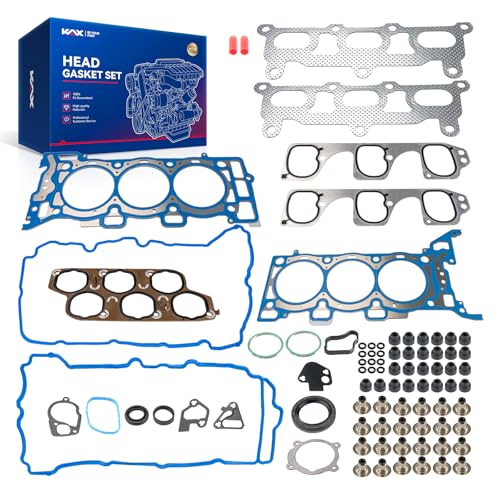 Image of KAX Engine Cylinder Head Gasket Set Compatible with Pontiac G8 2008-2009 3.6L V6, Head Gasket Kit, OE# ES72274, HS26376PT-3, GS33676