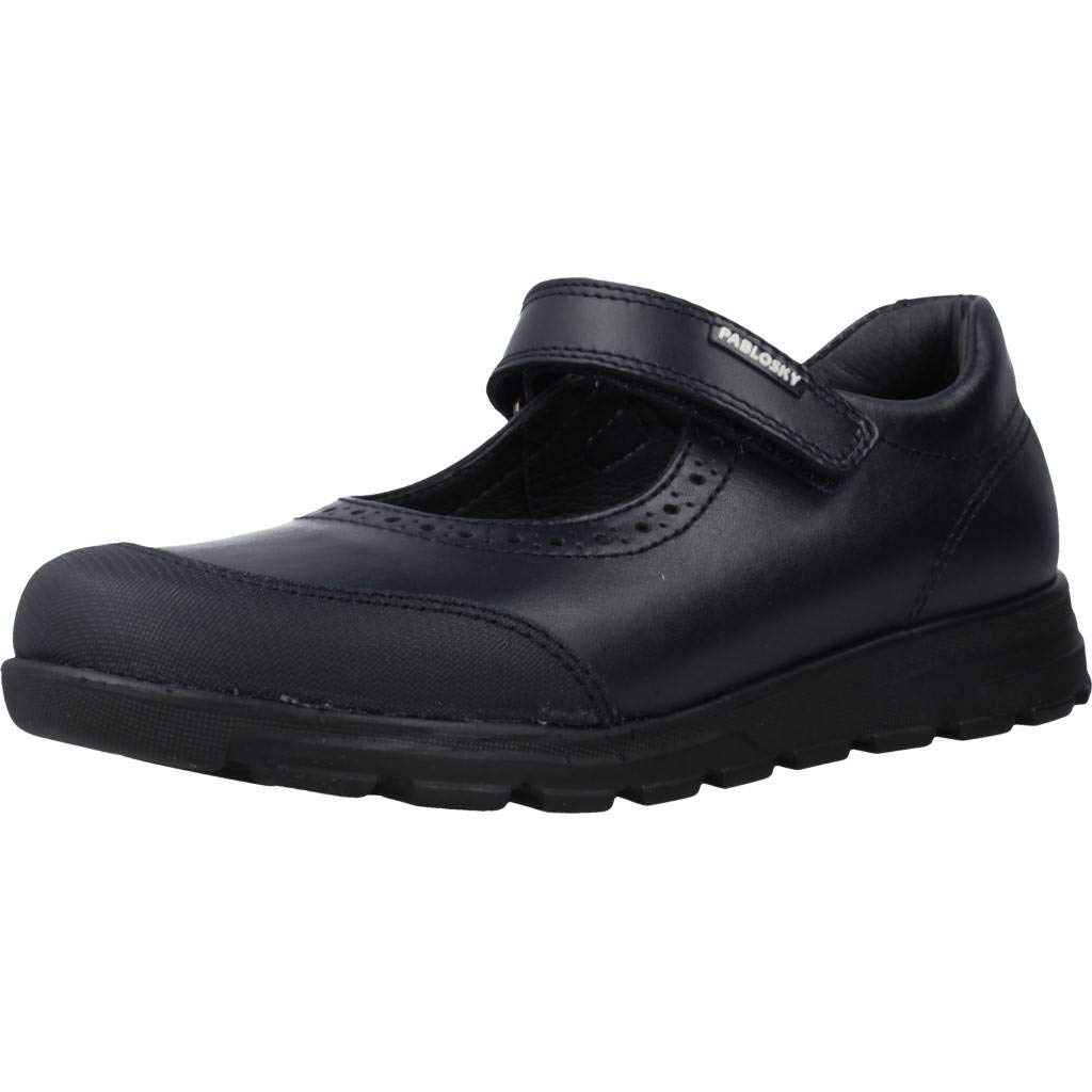 Pablosky 334120, Zapatos para Uniformes de Escuela, Box Marino, 41 EU