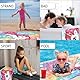 TAMEOLIE Einhorn Handtuch Kinder Mädchen [NEU 2023] 100% Baumwolle, Badetuch, Strandtuch, Strandhandtuch, Unicorn, Soft, schnelltrocknend, weich, Pferd