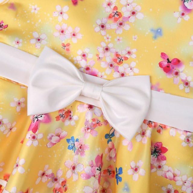Image of Niren Enterprise Multipatteren Baby Girl's Knee Length Frocks with Digital Prints