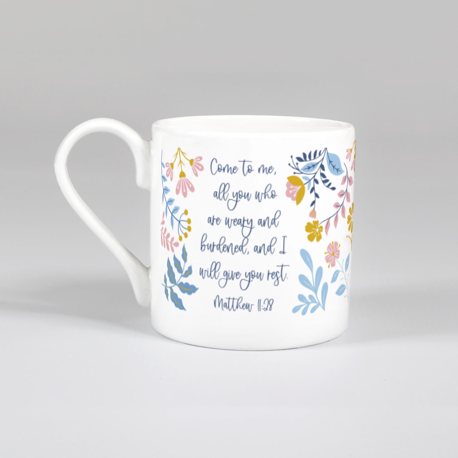 Mug en porcelaine anglaise Come to Me élégant et raffiné pour le thé