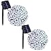 Binval Solar Fairy Christmas String Lights, 2-Pack 72ft 200LED, Ambiance Lighting for Outdoor, Patio, Lawn, Landscape, Fairy Garden, Home, Wedding, Holiday Party and Xmas Tree(White)