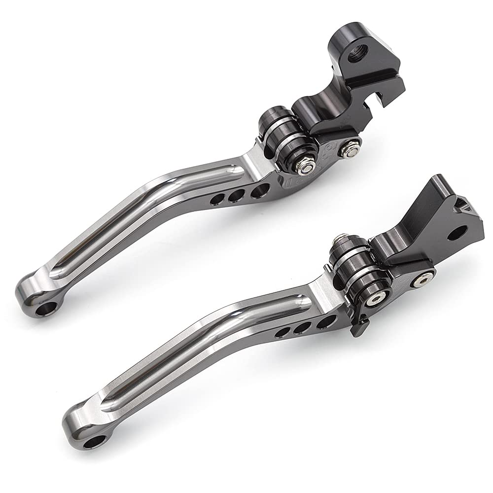 Leviers de frein d'embrayage CNC pour FZS 600 FAZER 1998-2003, XJR400 1993-2007, TDM 900 2002-2003 Gris