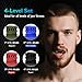 Azrra Jaw Exerciser for Men & Women - 4 Resistance Levels (8pcs) BPA-Free Silicone Jawline Trainer with Cleaning Brush - Double Chin Reducer Eliminator for Face Slimming, Chin Lift & Jawline Sculpting