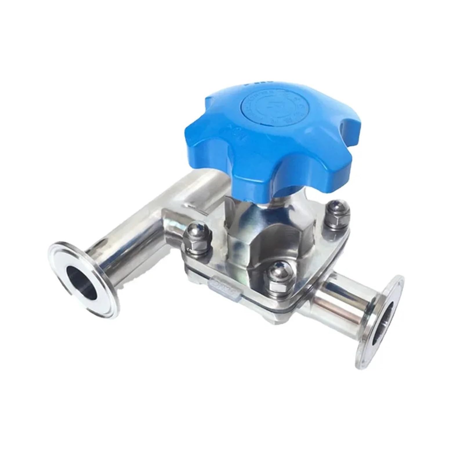 AEVHBAMXN DN25 x 1.5" Tri Clamp Tee 3 Ways 316L Stainless Steel Tri Clamp Diaphragm Valve Brew Beer Dairy Product