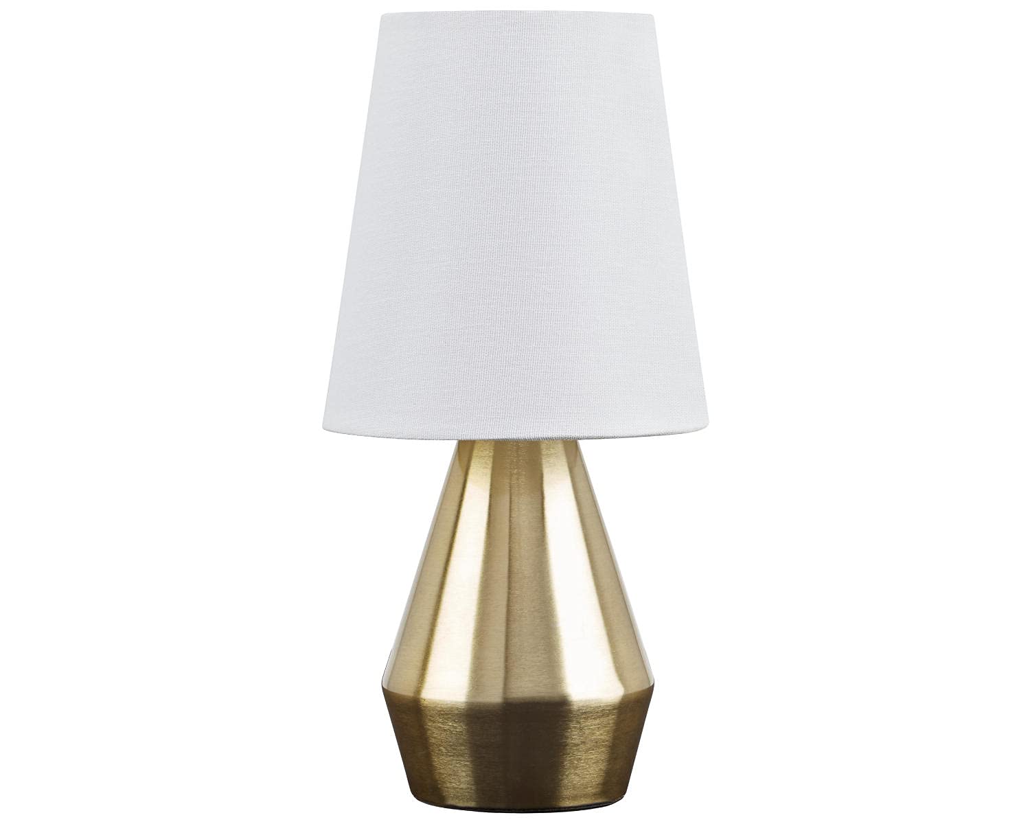 Signature Design by AshleyLanry 14" Modern Retro Table Lamp with USB Port, Brass