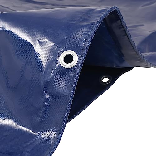 Bâche 650 g/m² 3,5x5 m toile de protection étanche bleue multi-usage