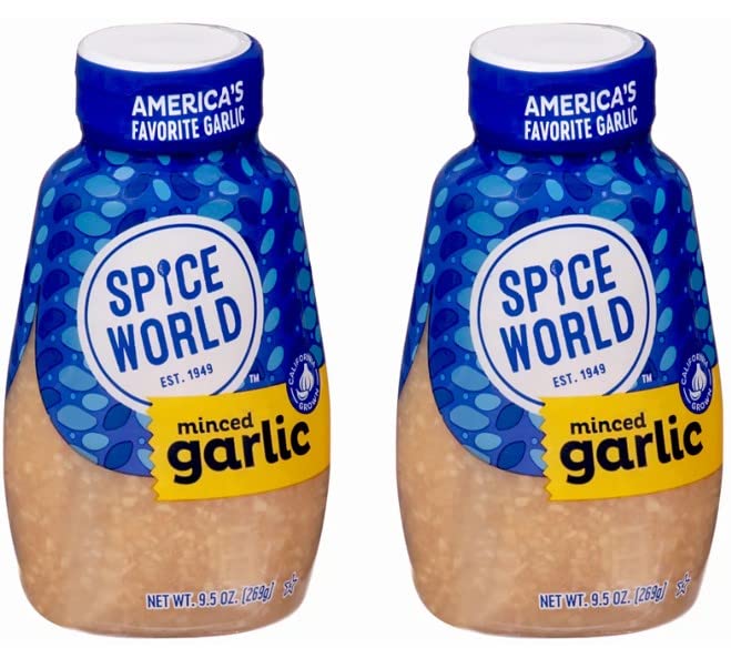Spice World Squeezable Minced Garlic - 2pk