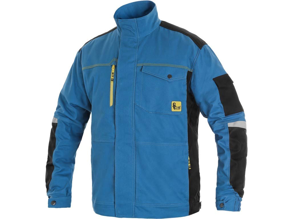 CXS Stretch Herren Arbeitsjacke, Bundsjacke, Arbeitsbundjacke - Hochwertige, komfortable und atmungsaktive Arbeitsovealls für Herren mit modernem Schnitt Gr.50