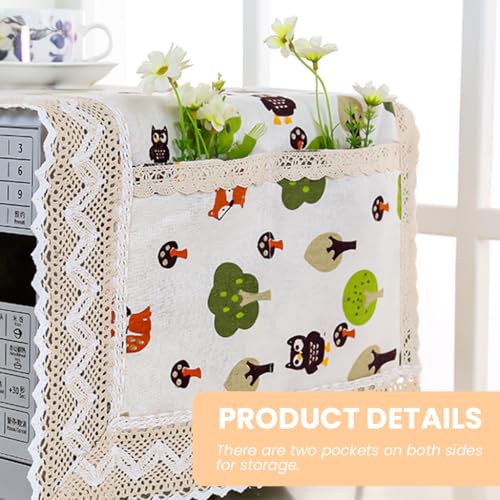 Image of HASTHIP Microwave Oven Dust Cover,Microwave Oven Protective Cover
