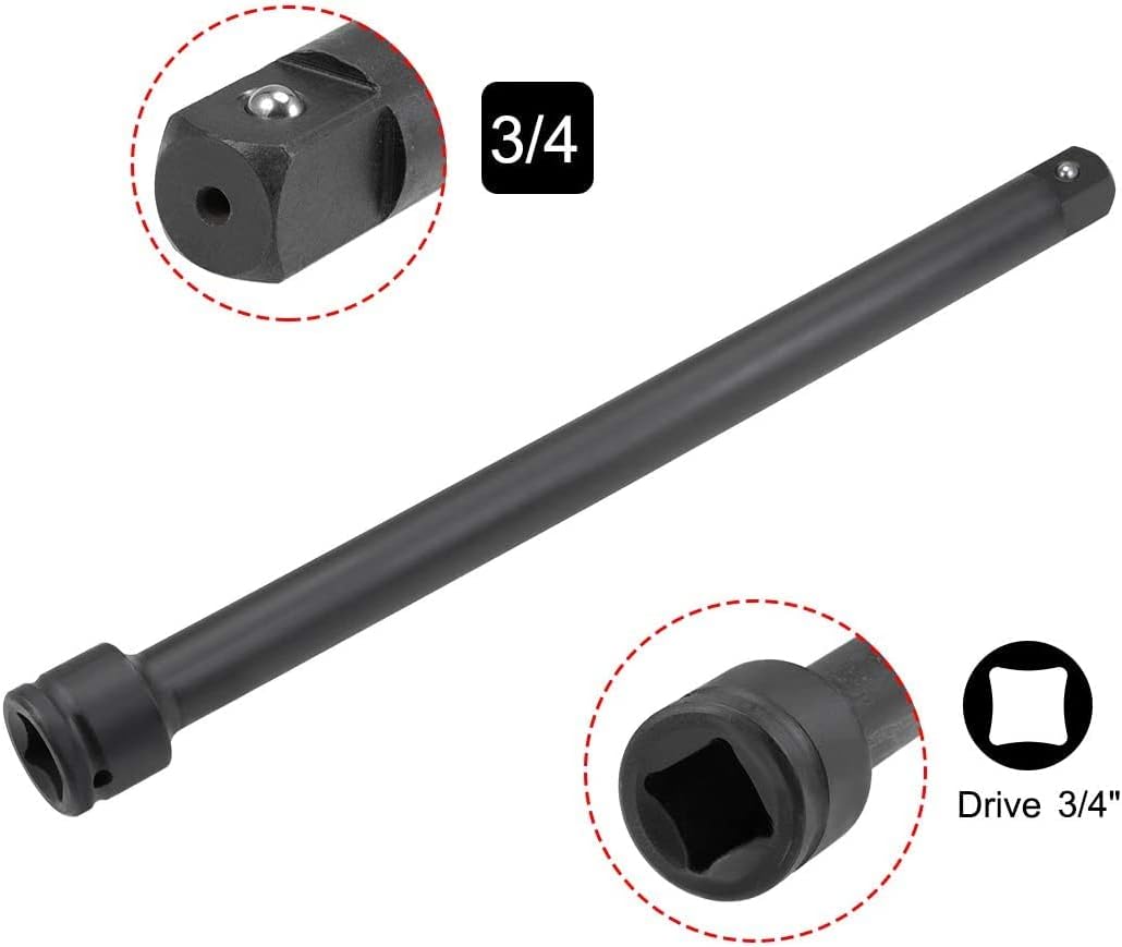XYWHPGV 3/4-Inch Drive by 16-Inch Impact Extension Bar, Cr-Mo Steel(738c7 e5943 586bc 67fb9 d84a6 71b6f