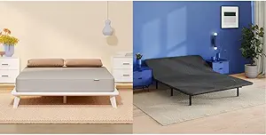 Siena 8” Full Mattress with Adjustable Base - Head & Foot Incline - Medium Firm Gel Memory Foam - Premium Pressure Relieving Layers - Wireless Remote with Memory - Zero Clearance - Zero Gravity