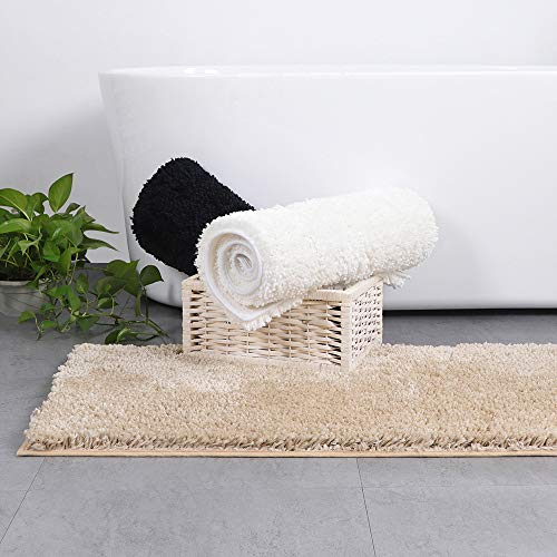 Tapis Shaggy doux et lavable, la solution anti-tache design