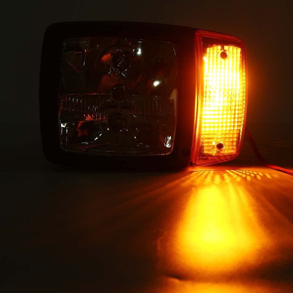 Excavadora de 24 V Faros Delanteros LED Indicador de LáMpara de SeñAl de Luz de Trabajo para Manipulador TelescóPico Tractor Carretilla Elevadora de Carga B