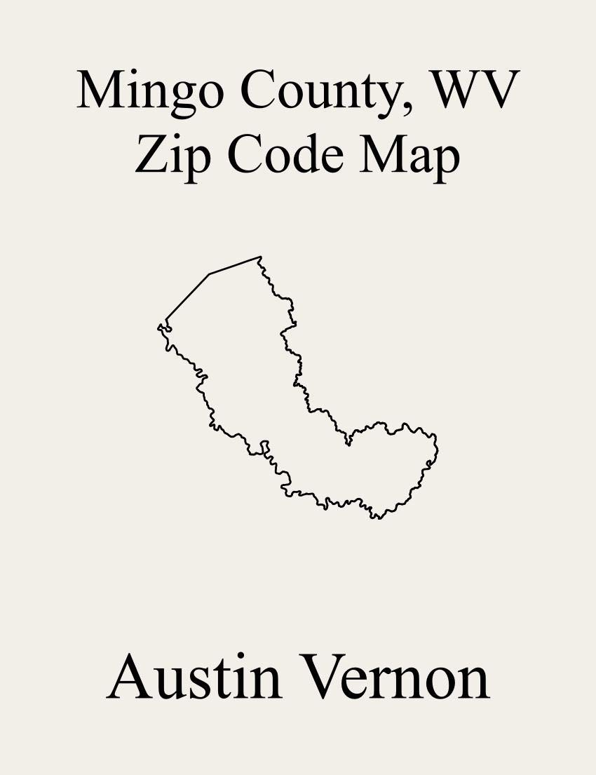 Buy Mingo County, West Virginia Zip Code Includes Stafford, Magnolia