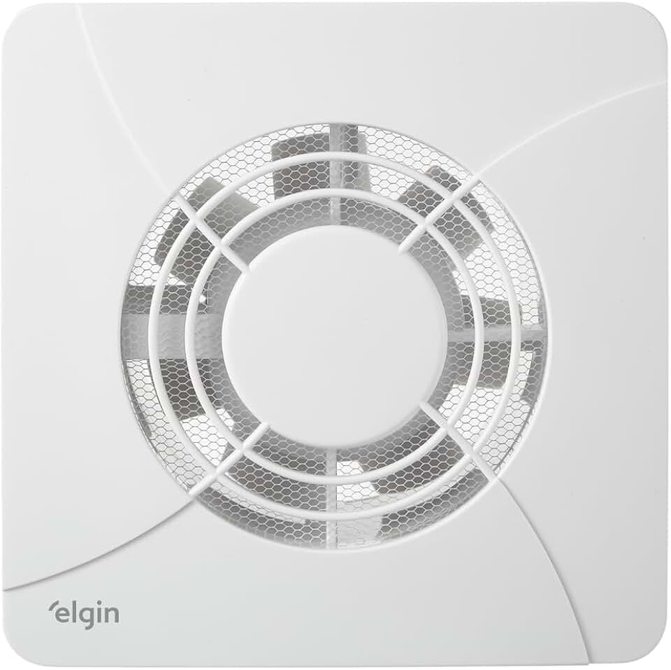 Exaustor Para Banheiro Silencioso 100mm 220v Lavabo Cheiro Vapor Elgin