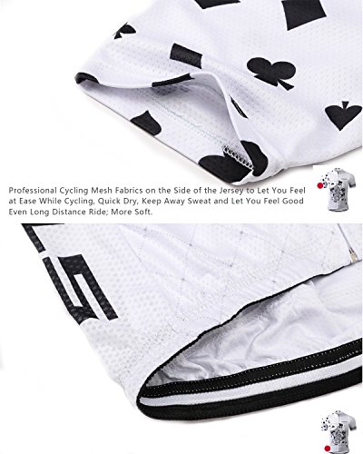 MR STRGAO Men's Cycling Jersey Bike Short Sleeve Shirt
