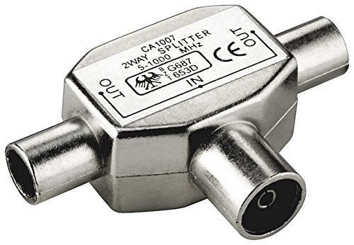 Goobay CA 1007 - Distribuidor de se�al de antena coaxial