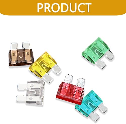 Miniatura 2 de Kit surtido de fusibles estándar de 10 piezas, (5A 7.5A 10A 15A 20A 25A 30A), kit surtido de fusibles de automóvil, kit surtido de fusibles de