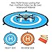 Homga Drones Landing Pad Universal Waterproof D 75cm/30'' Portable Foldable Landing Pads for RC Drones Helicopter, PVB Drones, DJI Mavic Pro Phantom 2/3/4/ Pro, Antel Robotic, 3DR Solo (Landing pad), Yellow, Homga1010