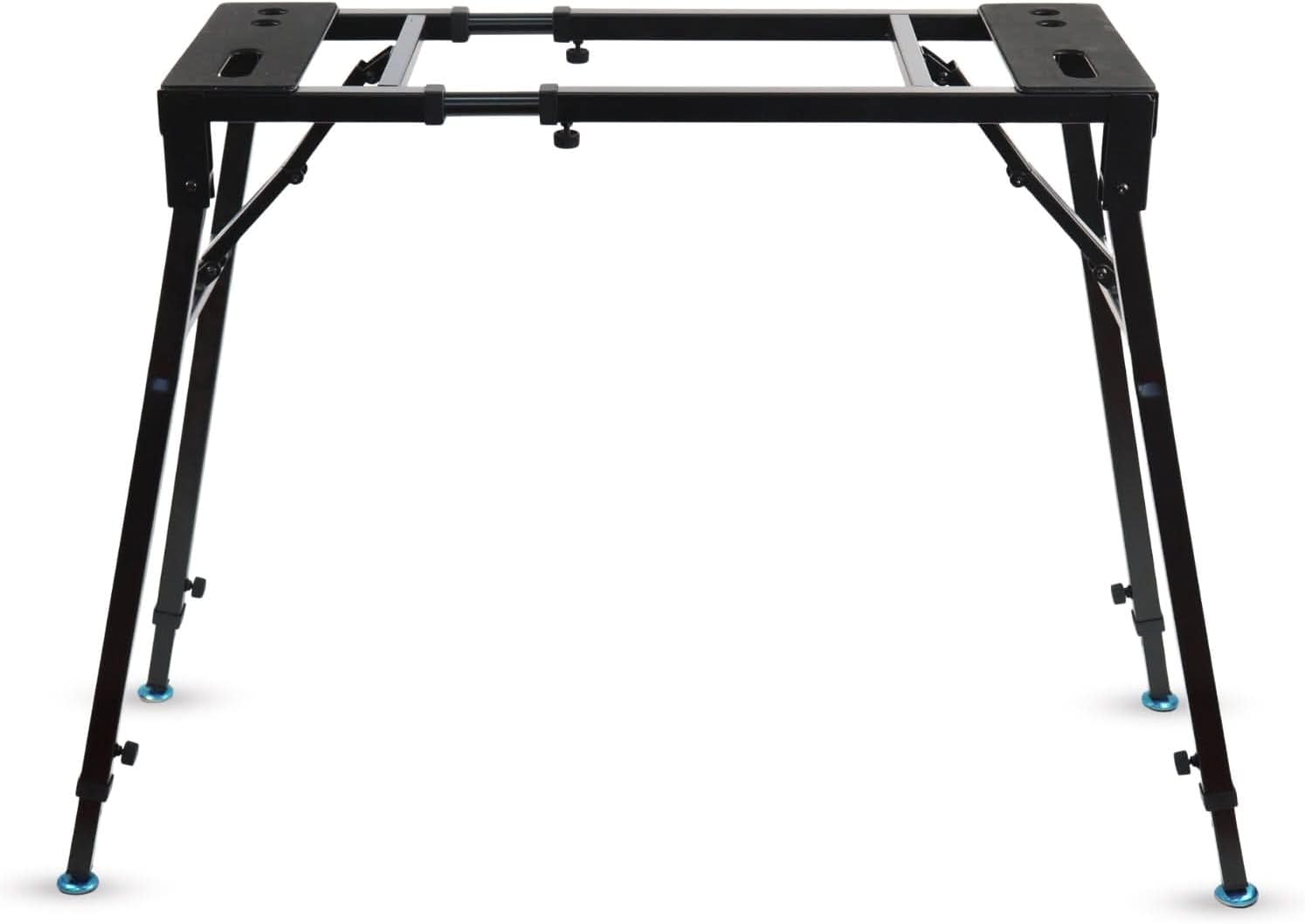 5 CORE Keyboard Stand Adjustable Heavy Duty for Electric Digital Pianos and Synths Fits 54-88 Key Keyboards for Kids & Adults Use On Stage Studio - KS PRO 4 BLK
