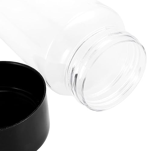 Miniatura 9 de 18 botellas sensoriales vacías a granel de 18 onzas, botellas de jugo de plástico con tapas, recipientes transparentes reutilizables para bebidas,