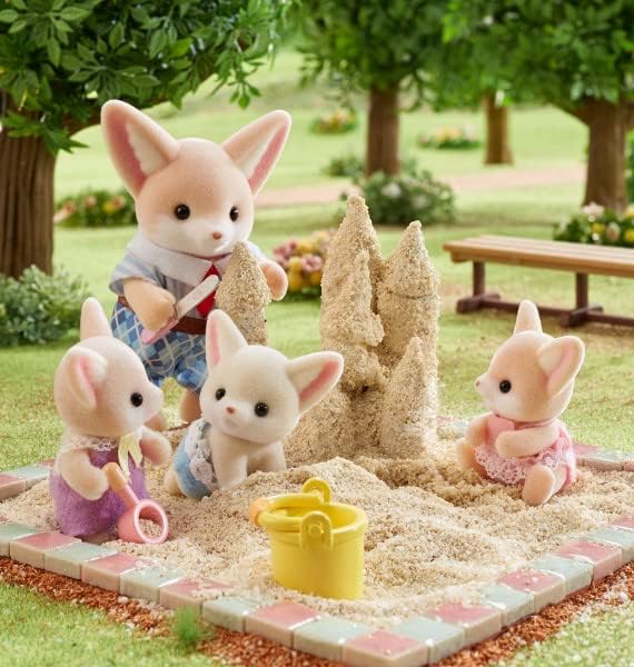 Miniatura 9 de Calico Critters Fennec Fox Twins, juego de 2 figuras de muñeca coleccionables