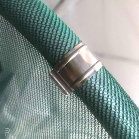 Clips de Fixation Ronds en INOX, Diamètre 32 mm, Lot de 25