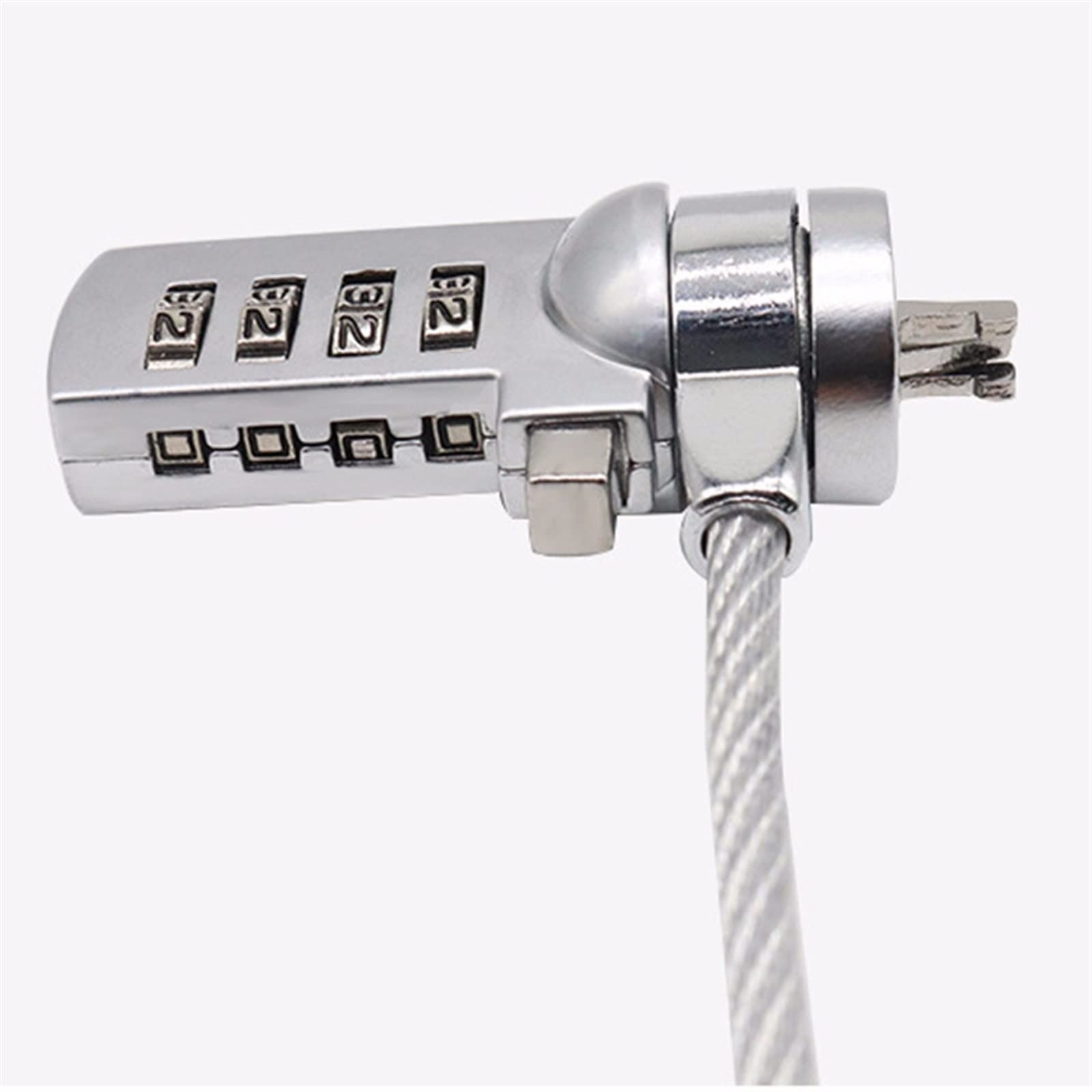 Cavo Di Sicurezza Per Laptop Con Serratura A 4 Combinazioni - Cavo In Acciaio 1,5 M Antifurto - Foto 9