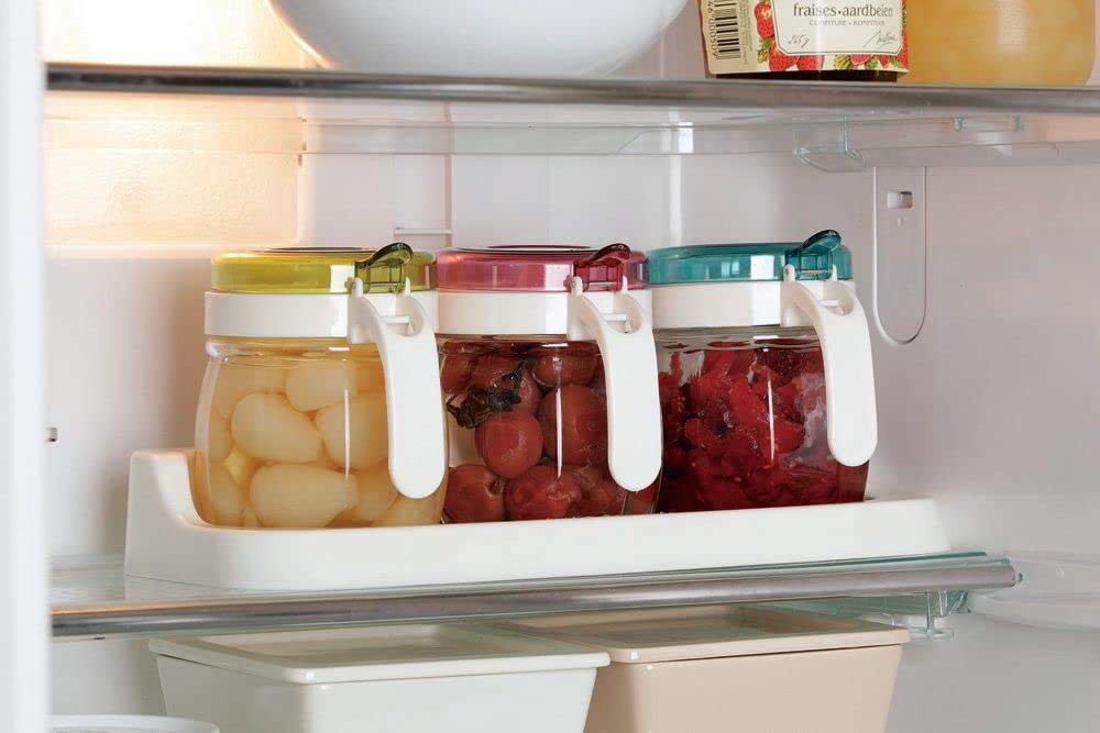 Amazon｜ガラス製カラフル調味料カップ 3個セット（スプーン付き