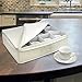 Sorbus China Storage Containers - 5 Pc Quilted Set for Moving & Transporting Dinnerware, Dishes, Round Plates, Glassware, Cups & Mugs with Felt Plate Protectors - Fine China Glass, Plate Storage Cases