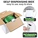 Heavy Duty Packaging Strapping Banding Roll - Green Polyester PET Industrial-Grade, 1000' x 5/8