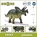 RECUR Triceratops Toy 9.4 in Realistic Educational Figurine for Toddler for Kids, Great Decoration for Office