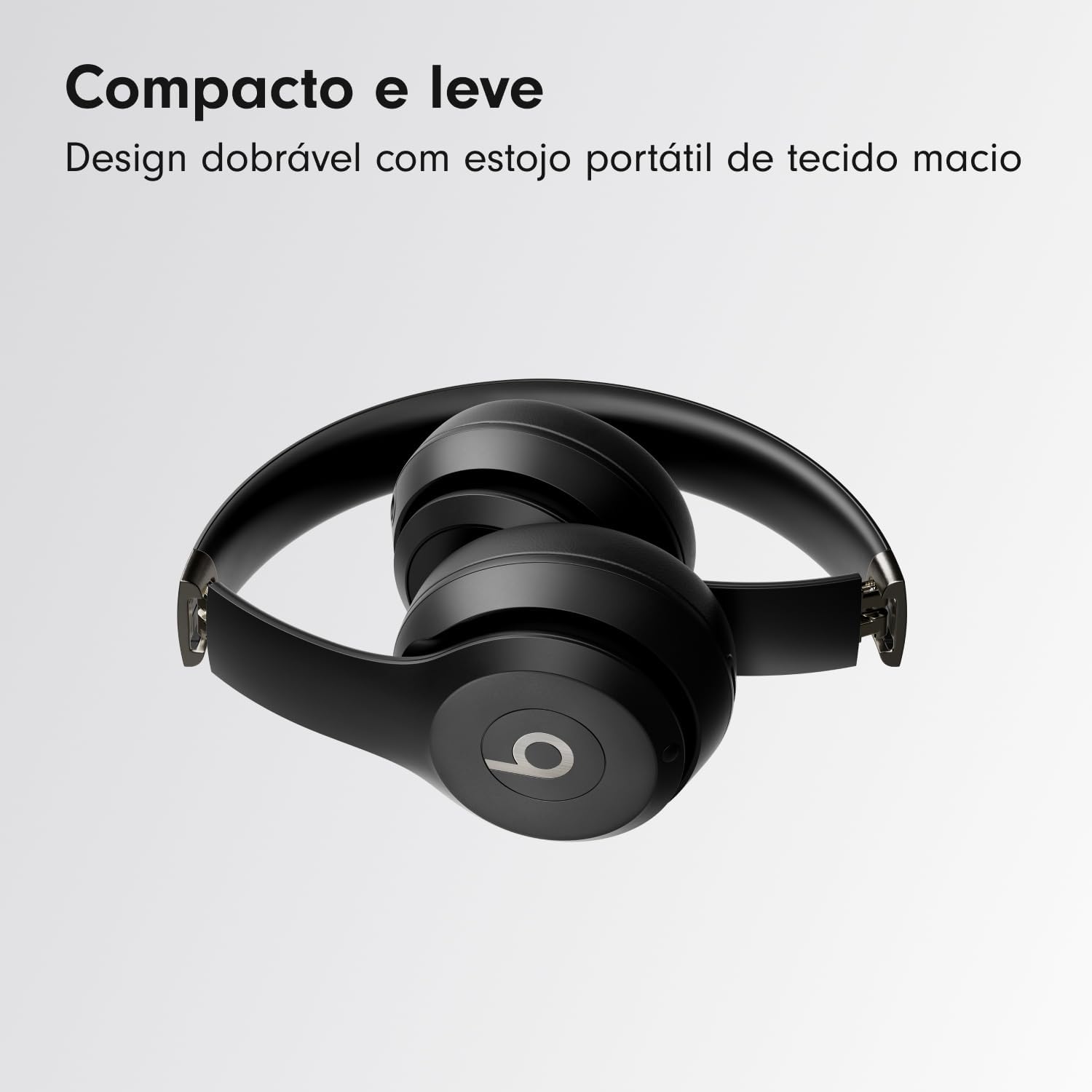 Beats Solo 4 — Auscultadores Wireless Bluetooth On-Ear, Apple e Android compatíveld, 50 horas de autonomia – Preto mate