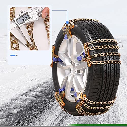 Riloer Sneeuwkettingen, 10 STKS Universele Anti-Skid Bandenkettingen