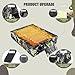 Fisoceny Heated Hunting Seat Cushion Pad Thermal Hunting Seat Cushion with 10000 mAh Power Bank Adjustable Temperature Hunting Hot Seat Cushion for Tree Stand,Bleacher,Fishing(Camo Green)