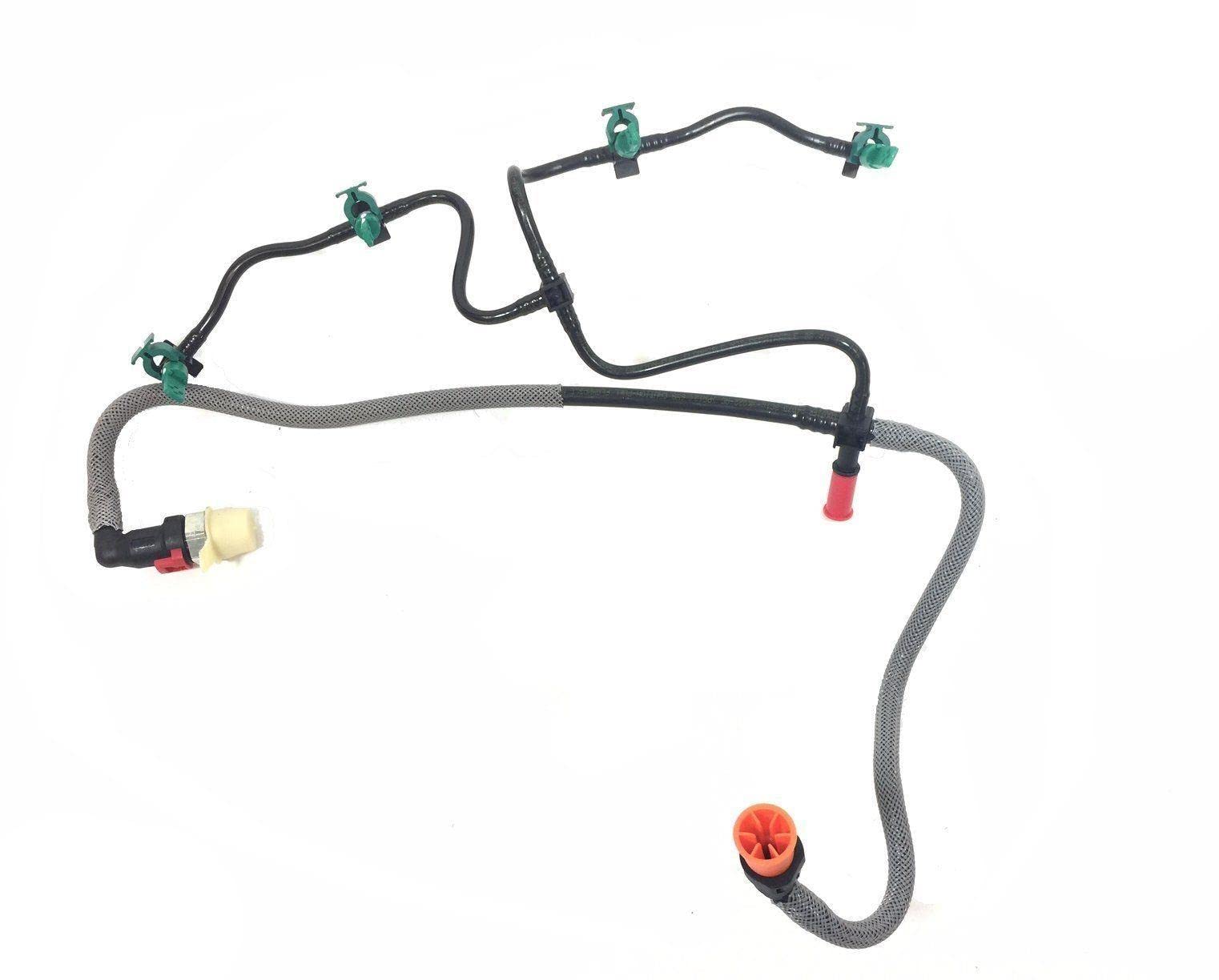 Tpuk Fuel Injector Return Pipe Leak Off And Clips For Transit Mk7 2.4 Defender 1521640