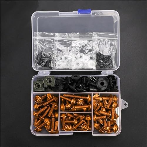 Kit tornillos carenado S1000RR 2009-2019 de color naranja para carrocería 2