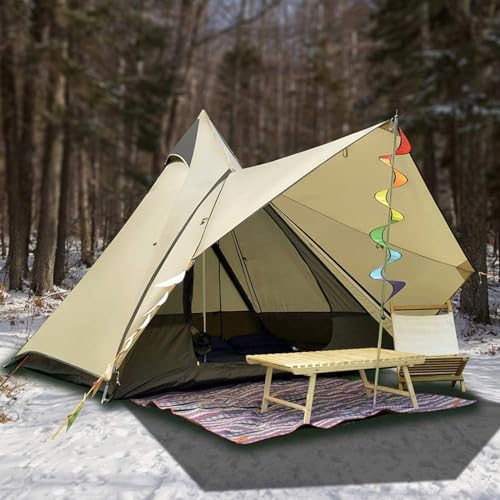 Carpa grande para camping impermeable y resistente al viento miniatura 1