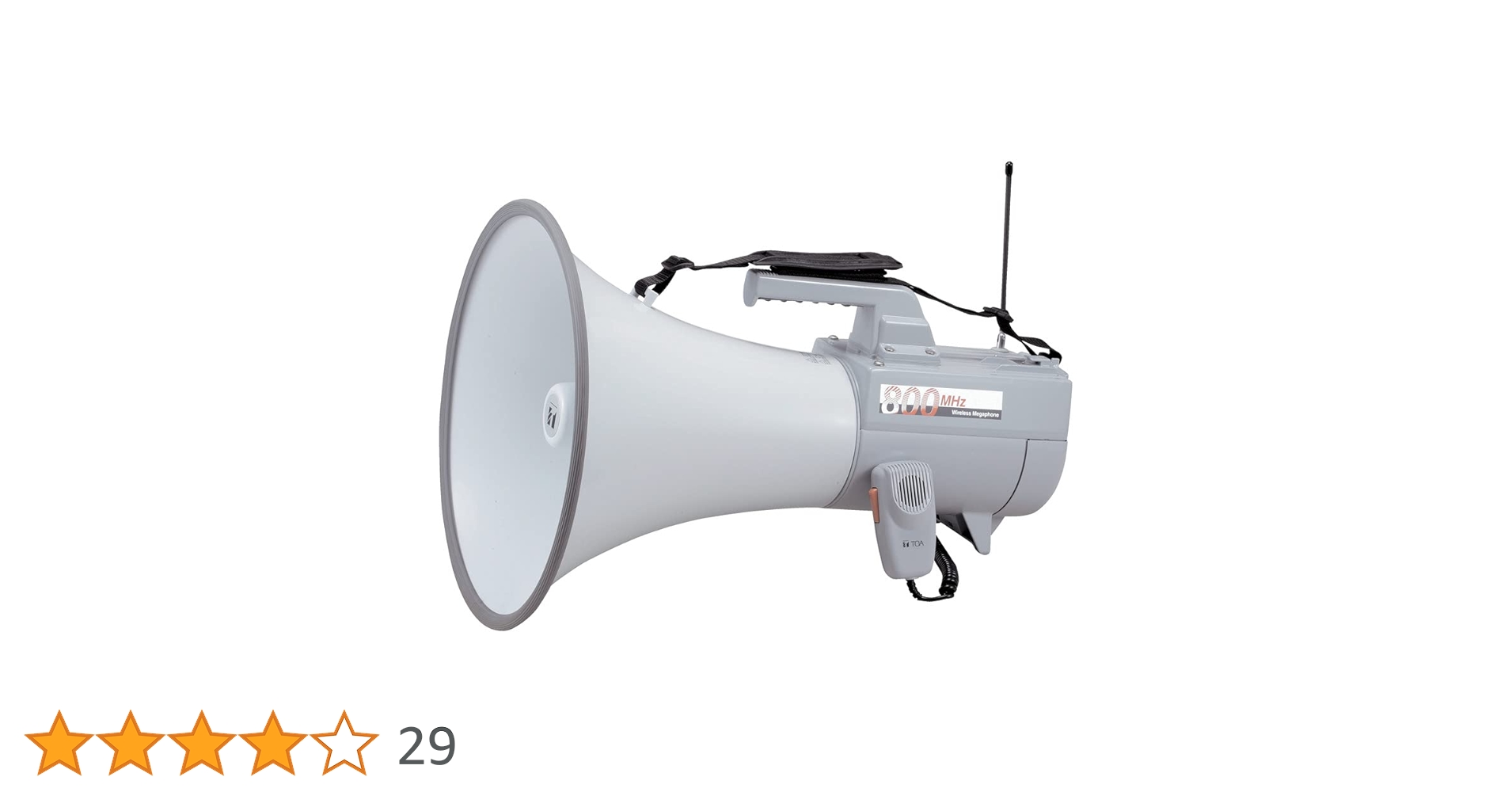 Amazon.co.jp: TOA ワイヤレスメガホン 30W ホイッスル音付き ER-2830W