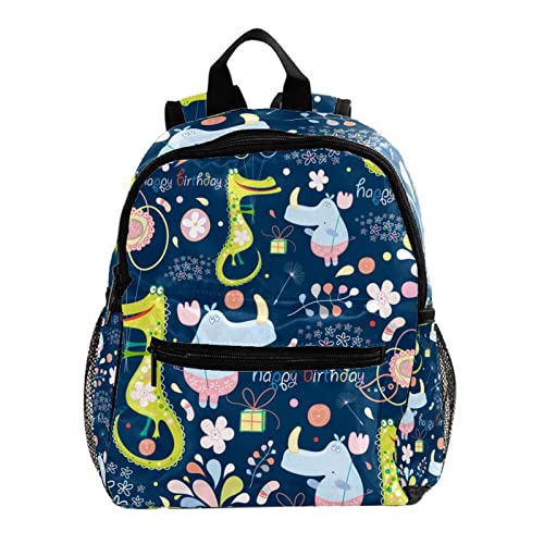 Sac à dos dinosaures multicolore pour les sorties scolaires et la maternelle
