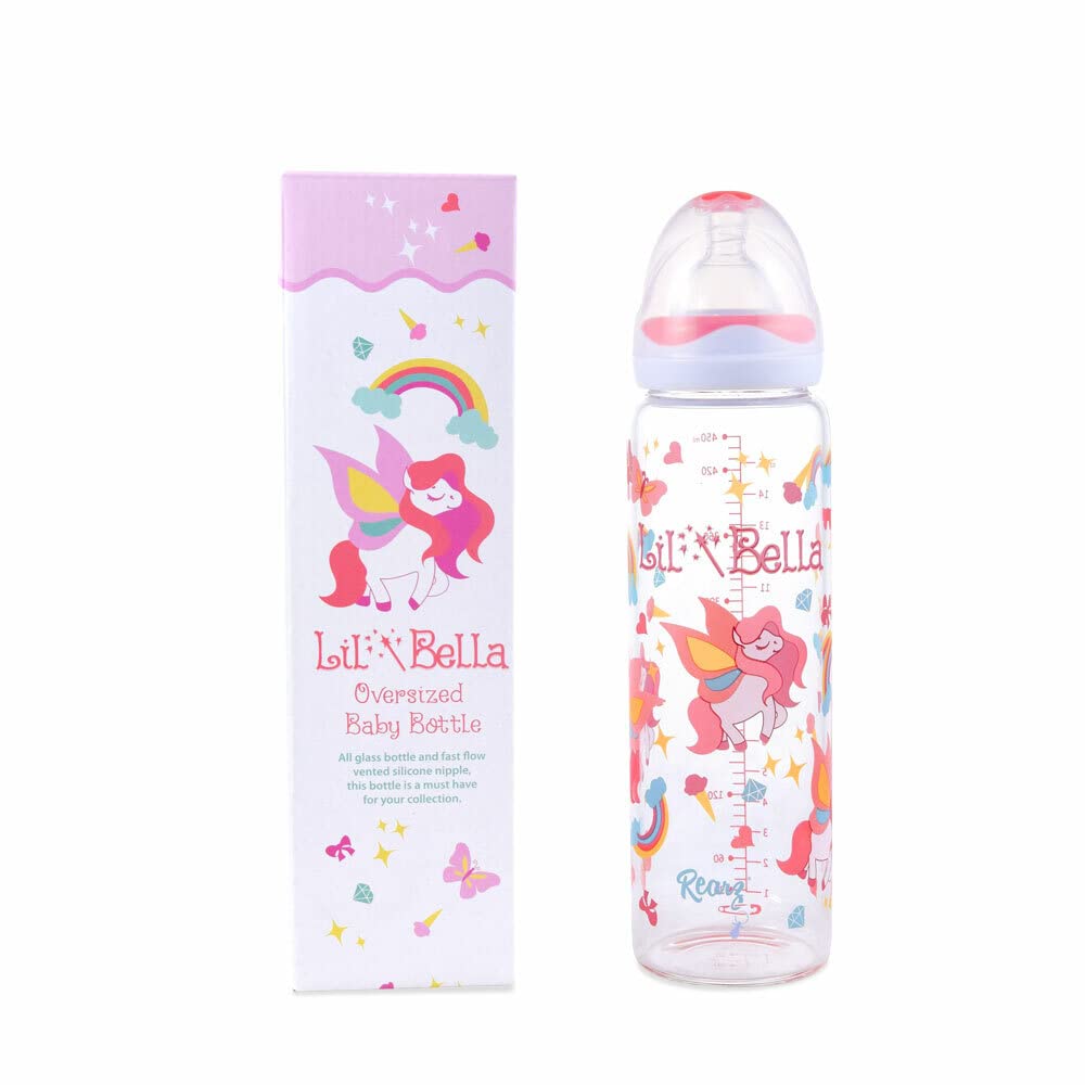 Rearz - Lil' Bella - Specialty Oversized Glass Feeding Bottle