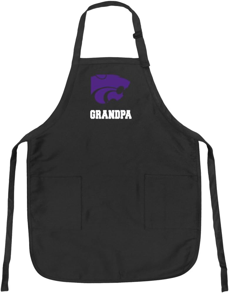 Broad Bay Kansas State Grandpa Aprons K-State Grandpa w/Pockets Grilling Gift Him Men
